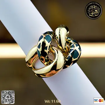 خاتم ذهب عيار 18 من DJM