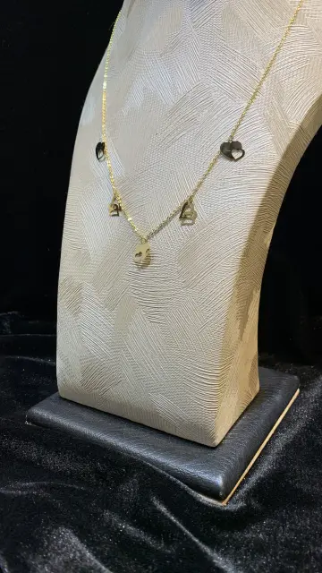 كوليه ذهب عيار 18 من كينج جولد King gold