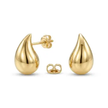 حلق ذهب عيار 18 من فاين جولد Fine gold