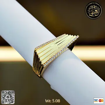 خاتم ذهب عيار 18 من DJM