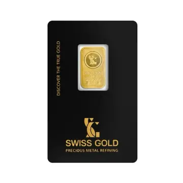 سبيكة ذهب عيار 24 من سويس جولد Swiss Gold