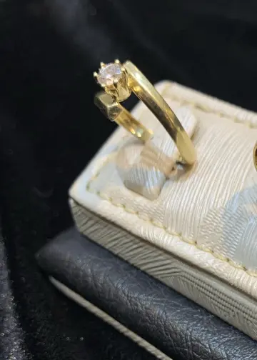 خاتم ذهب عيار 18 من فاين جولد Fine gold