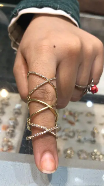خاتم ذهب عيار 18