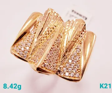 خاتم ذهب عيار 21 من كيرمينا Kirmena