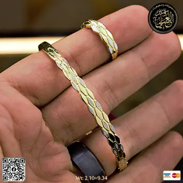 نصف طقم ذهب عيار 18 من DJM