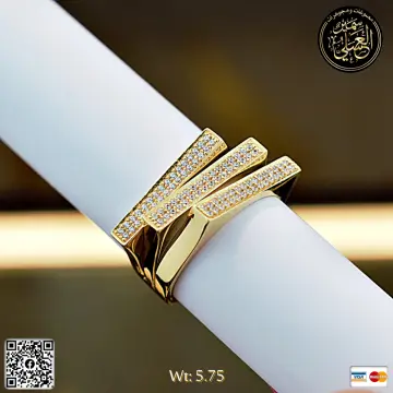 خاتم ذهب عيار 18 من DJM