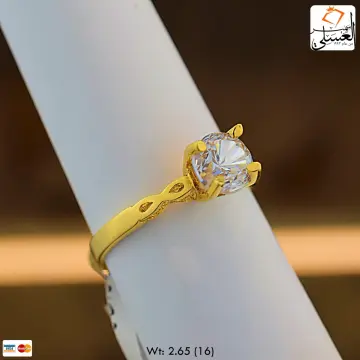 محبس ذهب عيار 18 من فرى جولد free gold