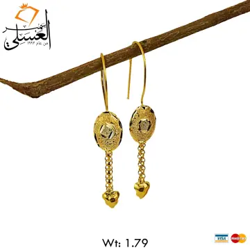 حلق ذهب عيار 18