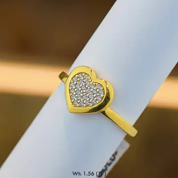 خاتم ذهب عيار 18 من كينج جولد King gold