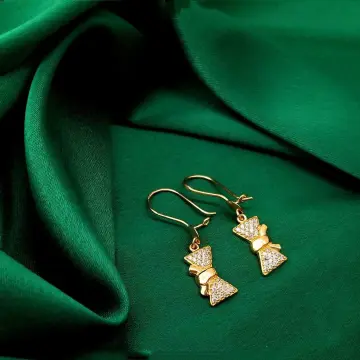 حلق ذهب عيار 21 من سليمة جولد Selema gold