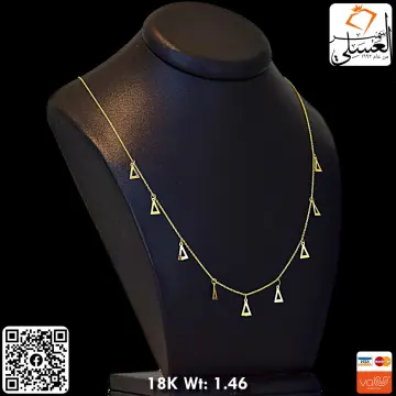 كوليه ذهب عيار 18 من AVVA Gold