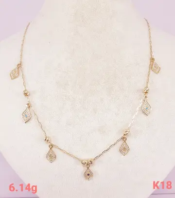 كوليه ذهب عيار 18 من كينج جولد King gold