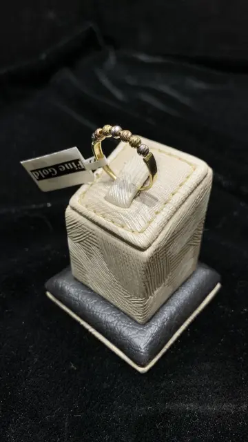 خاتم ذهب عيار 18 من فاين جولد Fine gold