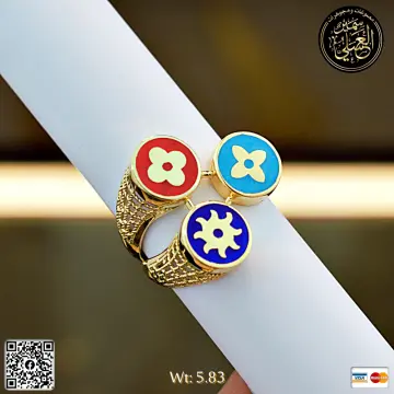 خاتم ذهب عيار 18 من DJM