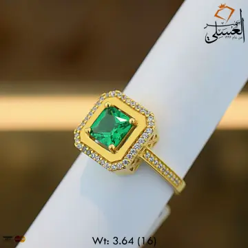 خاتم ذهب عيار 18 من كينج جولد King gold