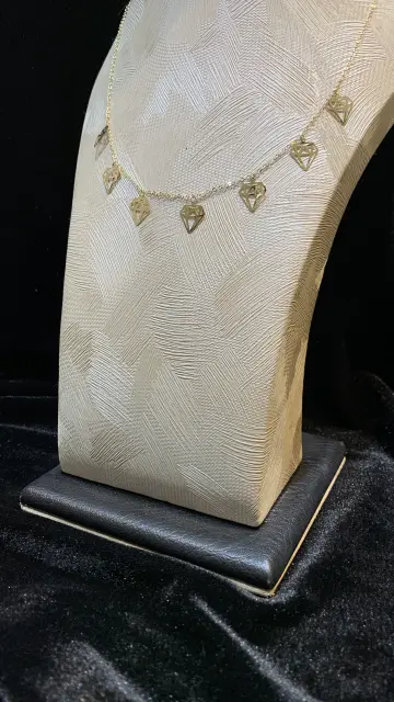 كوليه ذهب عيار 18 من كينج جولد King gold