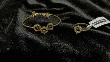 نصف طقم ذهب عيار 18 من فاين جولد Fine gold