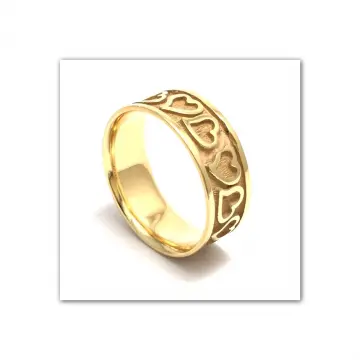 دبل زفاف ذهب عيار 18