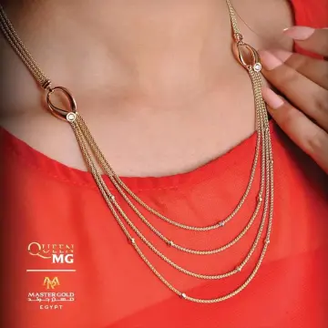 كوليه ذهب عيار 18 من ماستر جولد Master gold