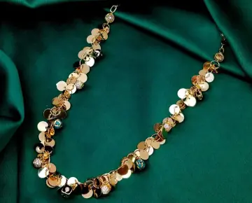 كوليه ذهب عيار 18 من سليمة جولد Selema gold