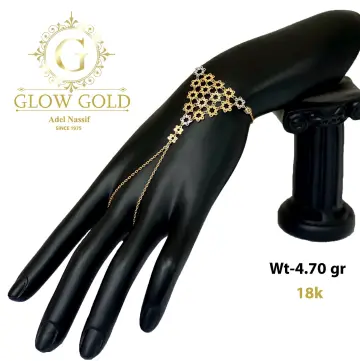 انسيال ذهب عيار 18 من جلو جولد Glow Gold
