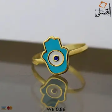 خاتم اطفال ذهب عيار 18 من NA