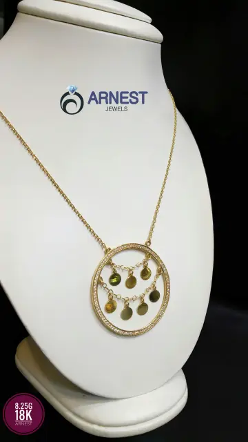 كوليه ذهب عيار 18 من ايجيبت جولد Egypt gold