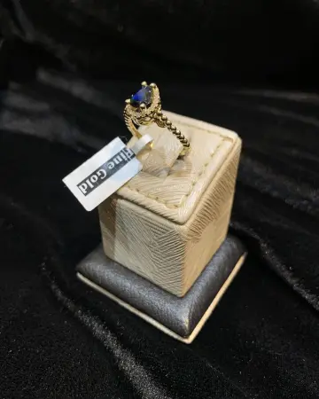 خاتم ذهب عيار 18 من فاين جولد Fine gold