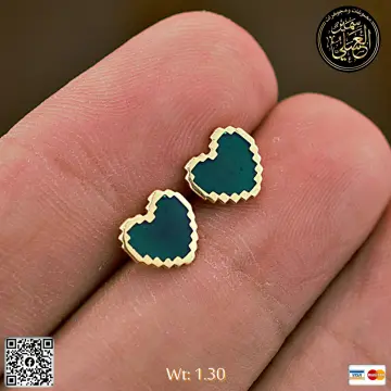 حلق ذهب عيار 18 من DJM