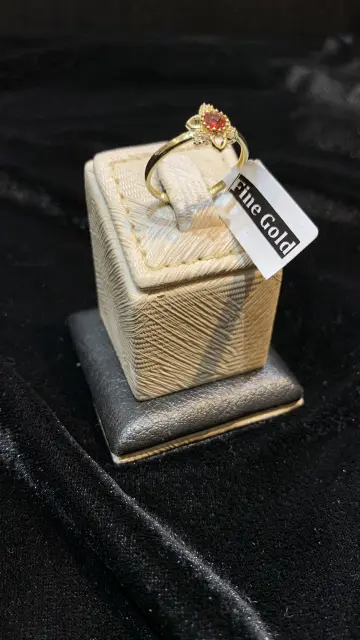 خاتم ذهب عيار 18 من فاين جولد Fine gold