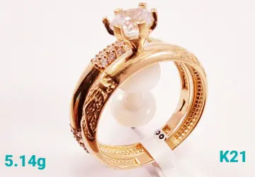 محبس ذهب عيار 21 من كيرمينا Kirmena