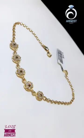 انسيال ذهب عيار 18 من كينج جولد King gold
