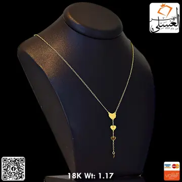 كوليه ذهب عيار 18 من كينج جولد King gold