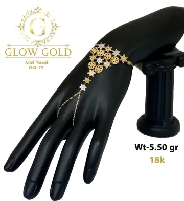 انسيال ذهب عيار 18 من جلو جولد Glow Gold