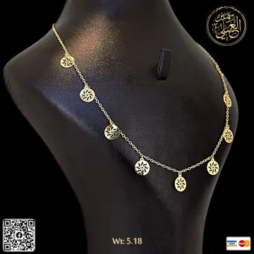 كوليه ذهب عيار 18 من DJM