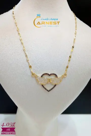 كوليه ذهب عيار 18 من كينج جولد King gold