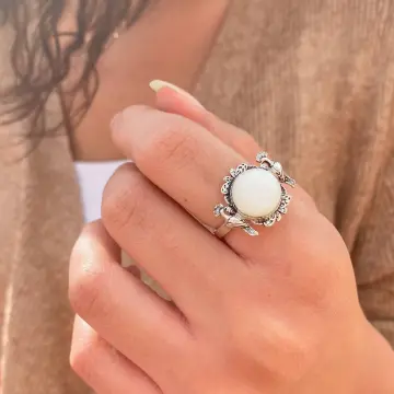 خاتم حريمى فضة عيار 925