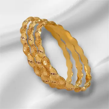غويشه ذهب عيار 21 من اللؤلؤة El Loaloa