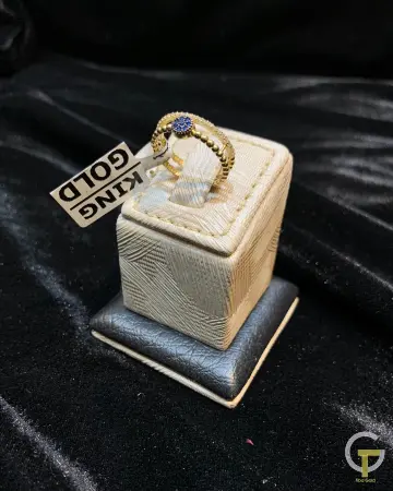 خاتم ذهب عيار 18 من كينج جولد King gold