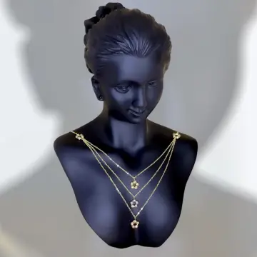 كوليه ذهب عيار 18 من جلو جولد Glow Gold