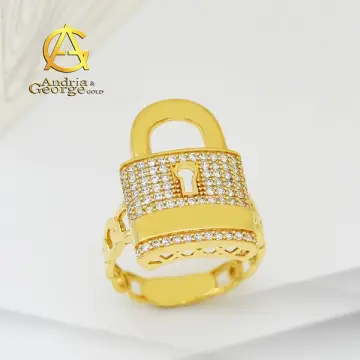 خاتم ذهب عيار 18 من اندريا وجورج Andrea&George