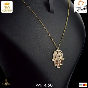 كوليه ذهب عيار 18 من My design