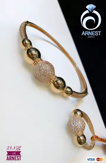 نصف طقم ذهب عيار 21 من ايجيبت جولد Egypt gold
