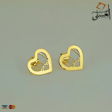 حلق ذهب عيار 18