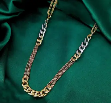 كوليه ذهب عيار 18 من سليمة جولد Selema gold