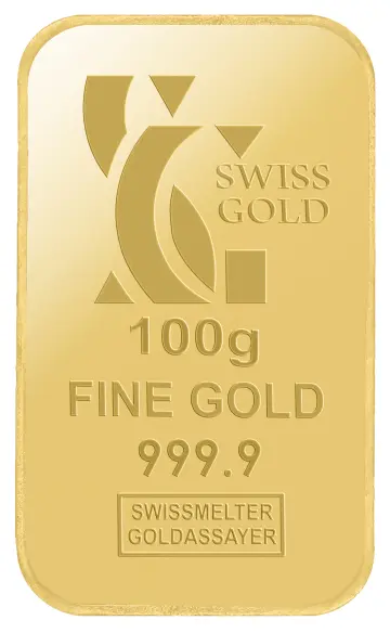 سبيكة ذهب عيار 24 من سويس جولد Swiss Gold