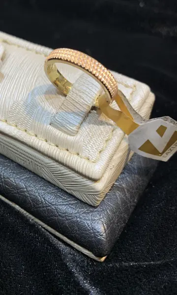 دبل زفاف ذهب عيار 18 من لازوردى Lazurde