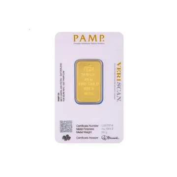 سبيكة ذهب عيار 24 من بامب pamp