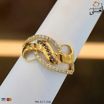 خاتم ذهب عيار 18 من سعودى