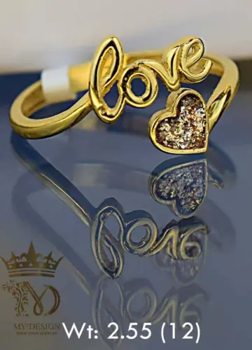 خاتم ذهب عيار 18 من My design